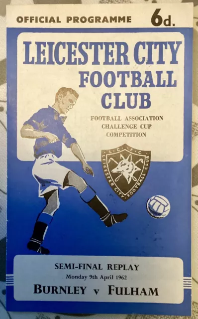 FA cup Semi-final Replay football programmes 1960s