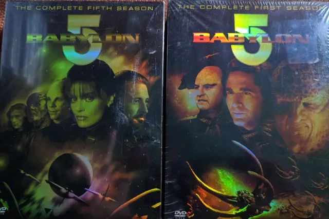 Babylon 5: The Complete First And Fifth Seasons On DVD ( BRAND NEW SEALED ) Babylon 5: The Complete First And Fifth Seasons On DVD ( BRAND NEW SEALED )