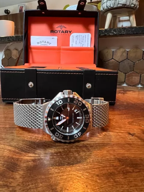 MENS ROTARY AQUASPEED Dive Watch Seamaster Homage 76.00 PicClick UK