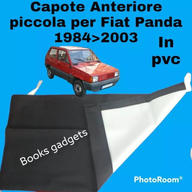 Per Fiat Panda 1984>2003 Capote Cappotta Cappottina Piccola Anteriore Nera Pvc