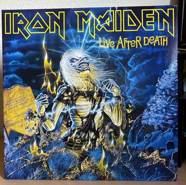 Iron Maiden ‎– Live After Death. VINILO. Estado. Mint / Mint. 1985. Edición UK