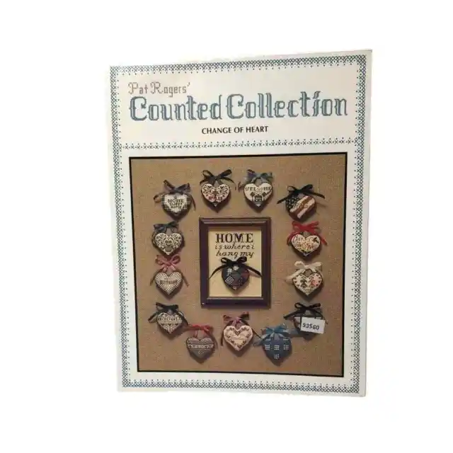 Pat Rogers' Counted Collection Change of Heart, patrones de punto de cruz contados