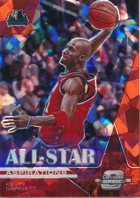 2019-20 Contenders Optic All-Star Aspirations Red Cracked Ice #7 Kevin Garnett