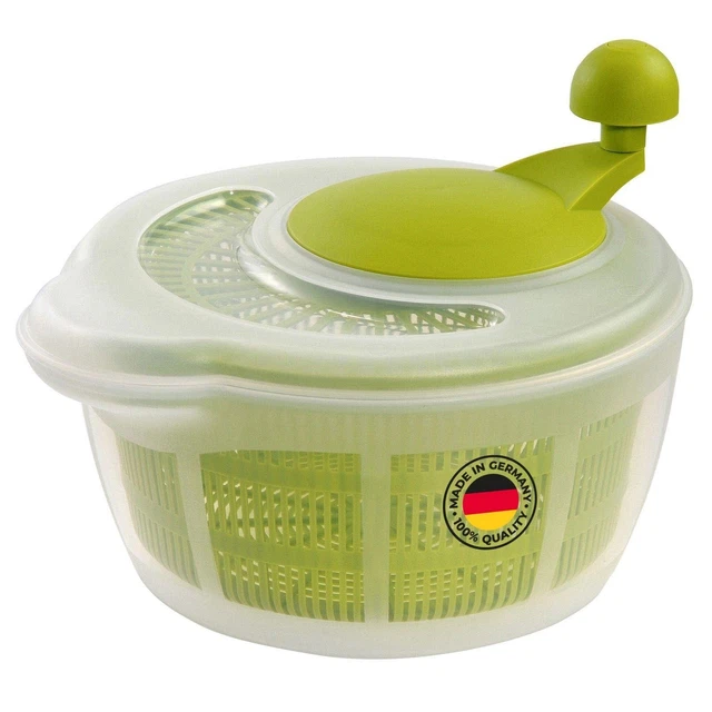 Centrifuga Per Insalata Snips - Lava E Asciuga Verdure, 3 Litri, Senza BPA, Verde (Made In Italy) - Foto 10