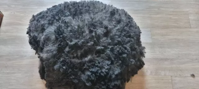 Rockleigh Alpacas - Alpaca Fleece - Black - FIRST FLEECE - Spitfire - 800g