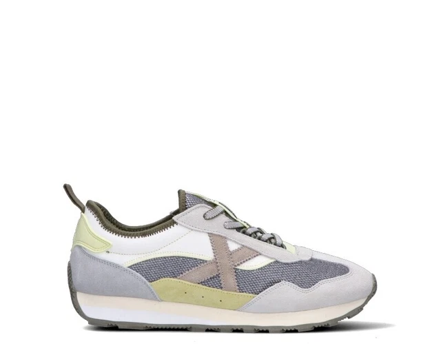 Chaussures MUNICH Homme Sneakers trendy  GRIGIO Cuir naturel,en daim,PU 8901057-