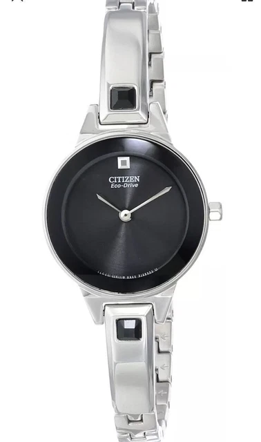 Citizen EG2450 – 53E Eco-Drive Silhouette Bangle Watch CITIZEN ECO
