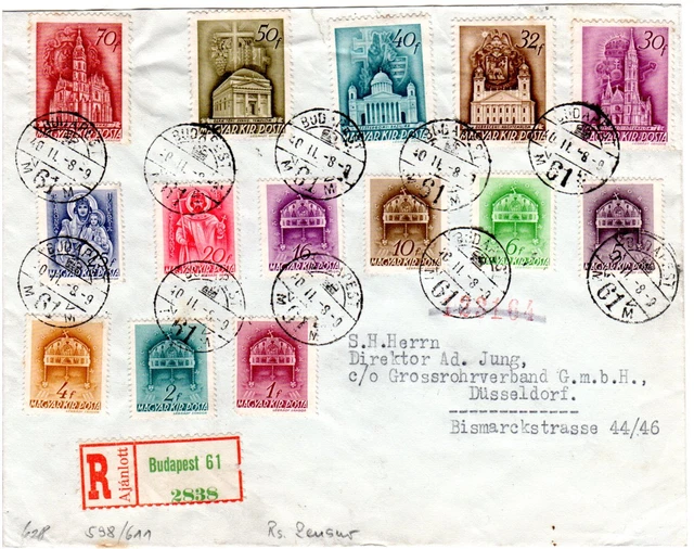 Francobolli Ungheria 1991 Mi 4165A-4169A (completa edizione) usato 1991