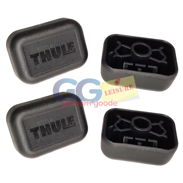 THULE 1500052968 EVO Square Roof Bars End Caps Set of 4 £7.95 PicClick UK