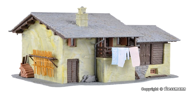 KIBRI HO 1/87 MODEL PLAZA B-8036 AUBERGE GASTHAUS dimensions : 16 x 15 x 10 cm