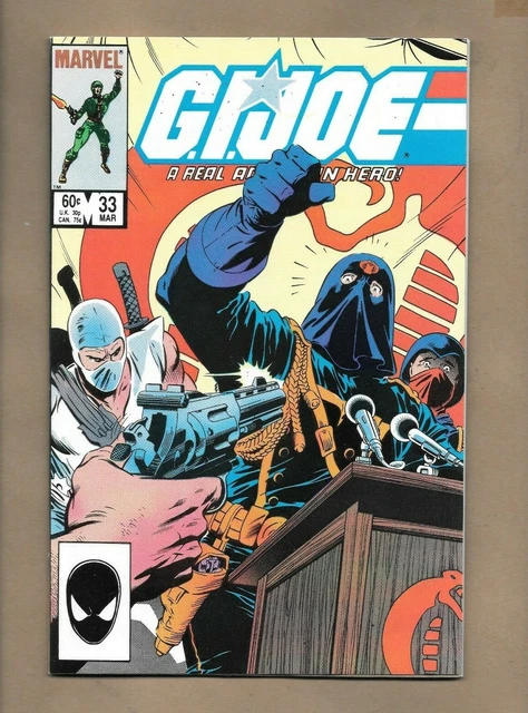 G.I. Joe A Real American Hero #33 (Mar, 1985) Storm Shadow APP 1st Print NM+ 9.6