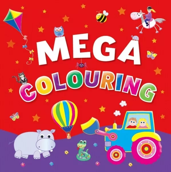 244 PAGES PREMIUM QUALITY KIDS CHILDRENS BOYS GIRLS Mega Colouring Book