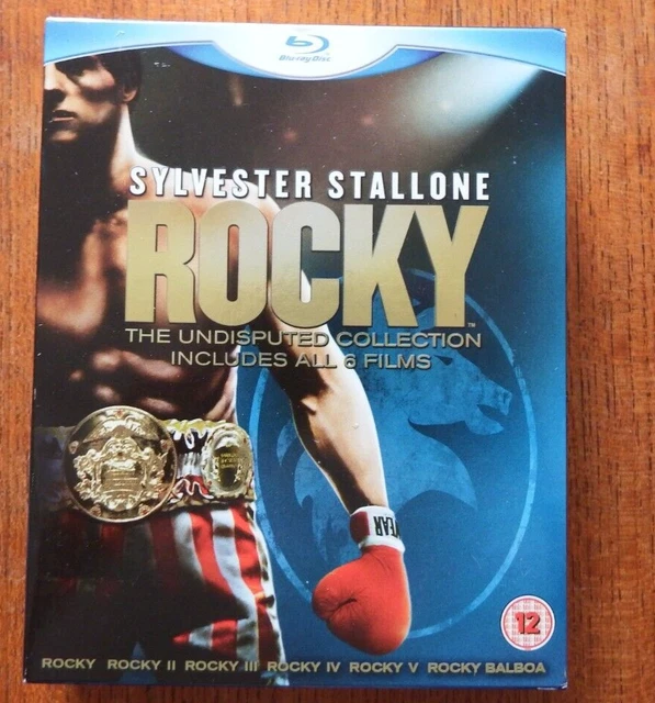 BLU RAY ROCKY The Undisputed Collection 6 Movie Box Set