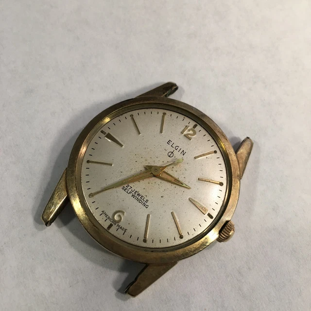 Elgin 27 jewels self winding deals