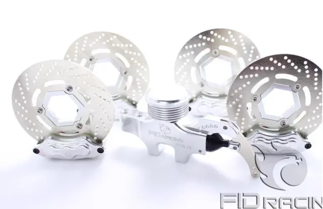 FID Racing 4 wheel hydraulic brake for HPI Baja 5b ss 5T 1/5 RC CAR PART