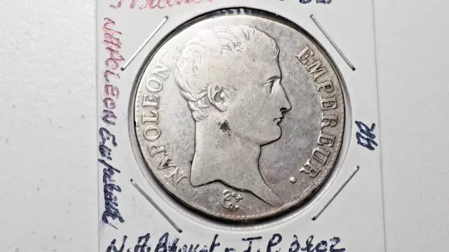 France : 5 francs 1806 BB .Napoléon Ier .TB