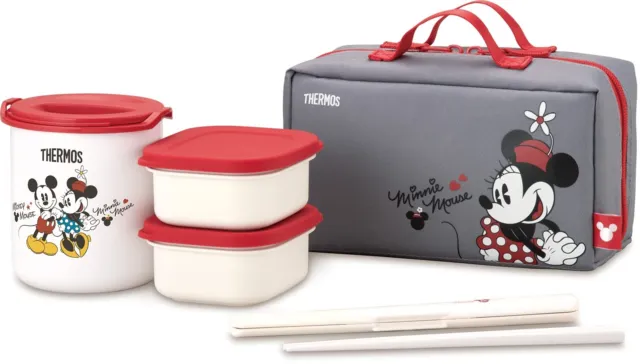 Thermos Thermal Lunch Box Approx. 0.6 Go Disney Black Red DBQ-255DS BKR