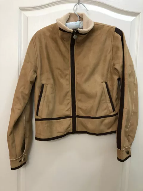 Outback Trading Company Snow Canyon Crop Microsuede Jacket XS NWT