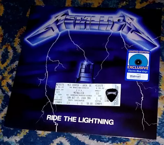 Metallica – Ride the Lightning sealed limited edition blue vinyl