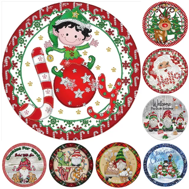 DIY Special Shaped Drill Diamond Painting Xmas Embroidery Craft Kit Art Decor