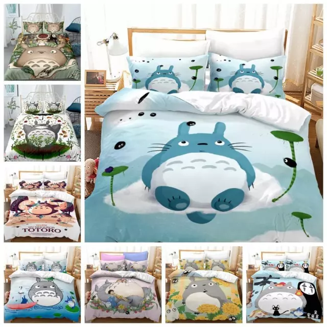 Mein Nachbar Totoro 2tlg.3tlg.Bettwäsche Set Bettbezug 135x200|200x200 &!
