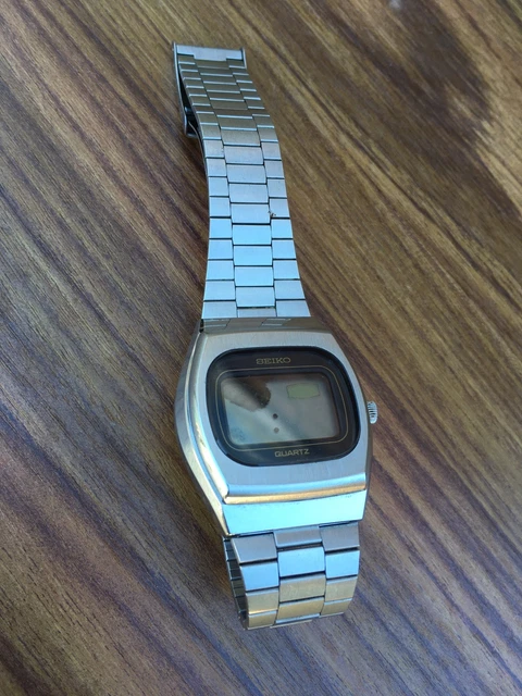 RARE VINTAGE 1976 Men's Seiko 0533-5020 Quartz Digital Retro LCD