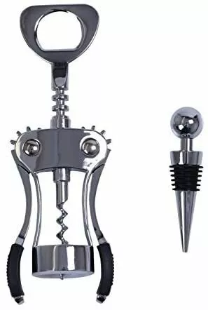 Select Culinary Premium Corkscrew and Wine Stopper Set