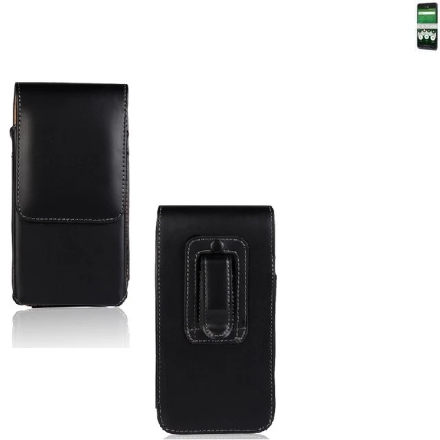 Étui Ceinture Pour Huawei P8 Lite 2017 Dual SIM - Noir - Clip Slim - Marque K-S-Trade - Neuf