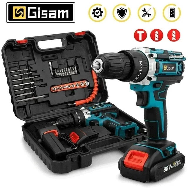 Perceuse Visseuse Sans Fil 21V - 2 Batteries 1.5Ah, 25+1