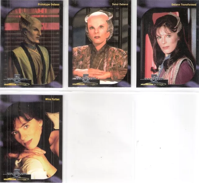 Tradingcards - Babylon 5 Special Edition Sondercard Set - Face of Delenn v. 1997