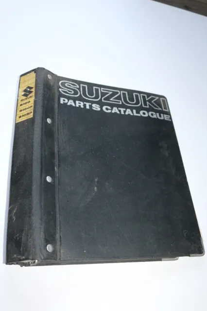 1967 Suzuki motorcycle Parts Catalogue Catalog w/binder models: B100 B100P B105P