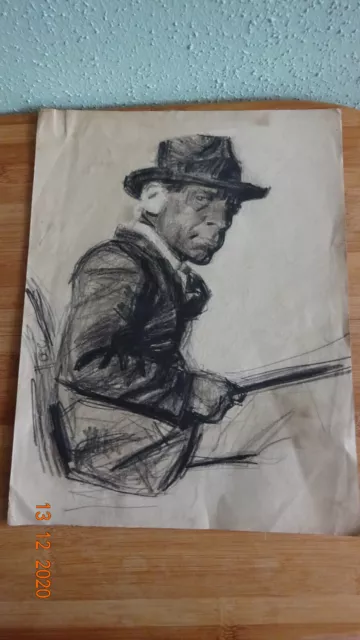 Dessin Ancien Au Crayon XIX éme.