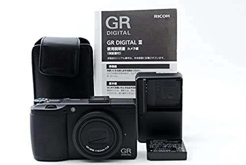 Ricoh GR DIGITAL III 10.0MP Digital Camera 2009 BLACK Ricoh Camera