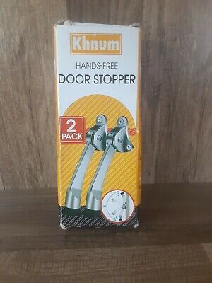 Khnum Hands-free Kickdown Door Stopper 2-pack