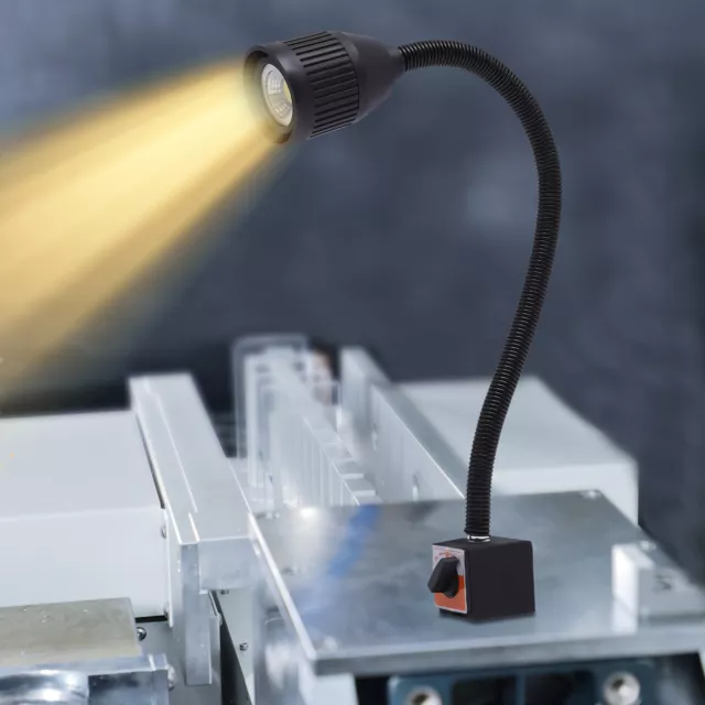 Luce da lavoro LED 5 Watt collo di cigno luce macchina CNC piede magnetico lampada base