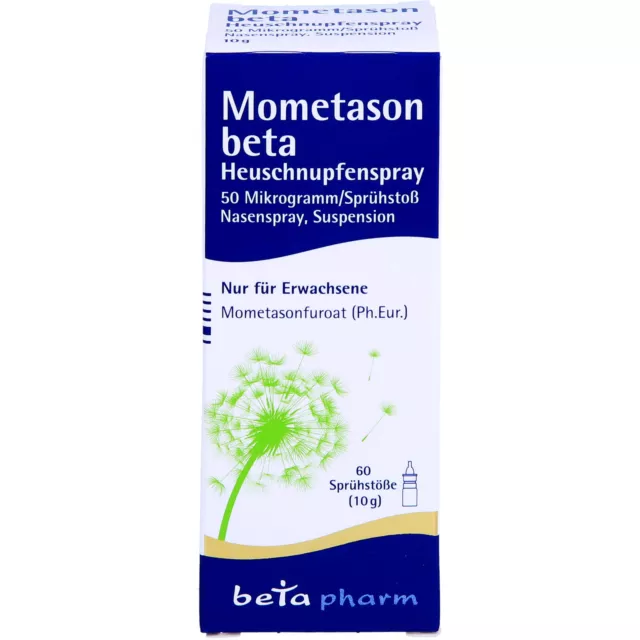 Mometason beta Heuschnupfenspray 50 Mikrogramm/Sprühst, 10 g Spray 14374112