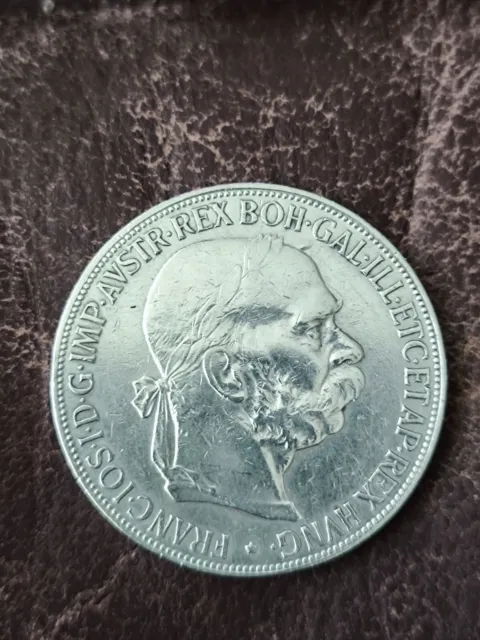 5 Kronen Silber Münze Österreich Kaiser Franz Josef 1900