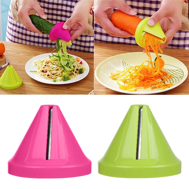 Rotating Fruit Cutter MULTI-FUNCTION SPIRAL CUTTER Rotating Shredder Grater Peeler Vegetable ...