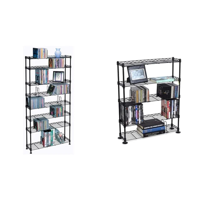 Atlantic Maxsteel 8-Tier Heavy Gauge Steel Wire Storage Shelving, in Black � P