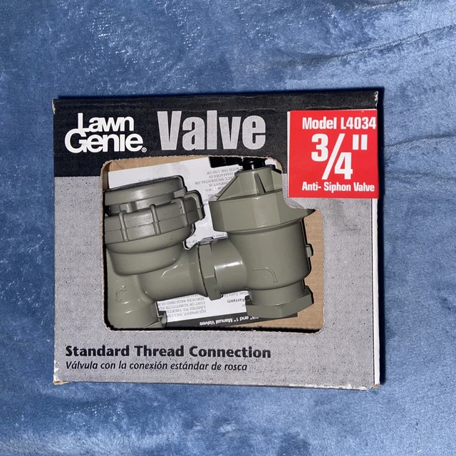 LAWN GENIE 3/4 in. Manual AntiSiphon Thread Valve L4034 22.60 PicClick
