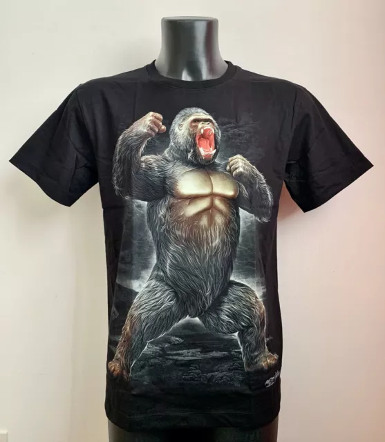Gorilla -  2D Rock Chang T-Shirt Luminosa al Buio