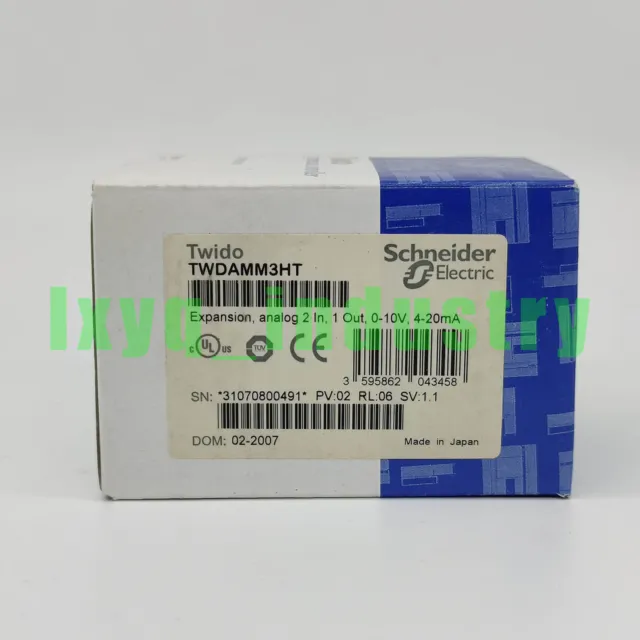 New in box Schneider TWDAMM3HT Twido PLC Module 1 year warranty &LI