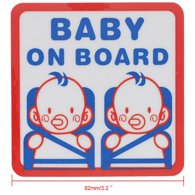 Baby On Board Adhesive Sticker Decal For Car Auto Bumper Body Window Rear
