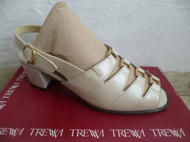 Sandale Femmes Sandales Sandalette Sandalettes Chaussures Cuir Beige