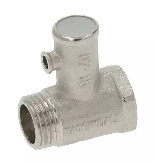 Vanne De Sécurité pour Chauffe-Eau Rechange Raccord Robinet Réchauffe'Eau