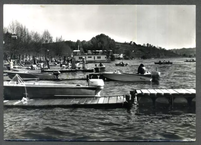 LAGO DI VIVERONE (Biella) -  IMBARCADERO - DISTRIBUTORE - VG. Anni '50