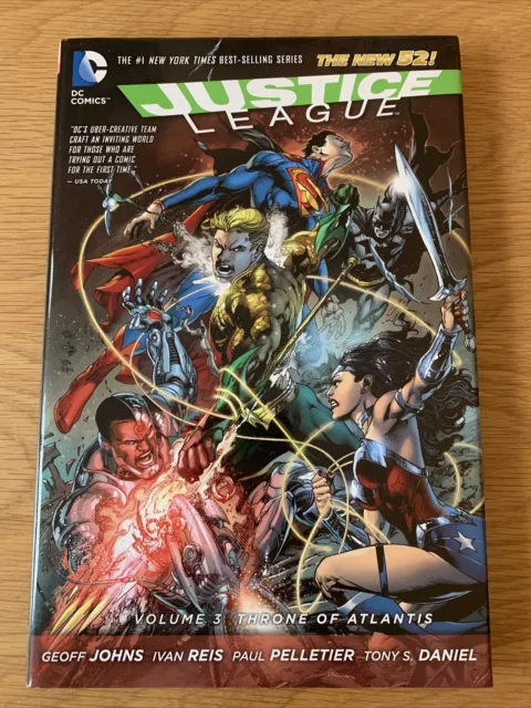 Justice League Volume 3 Throne Of Atlantis Hardcover 2013 Geoff Johns DC Comics