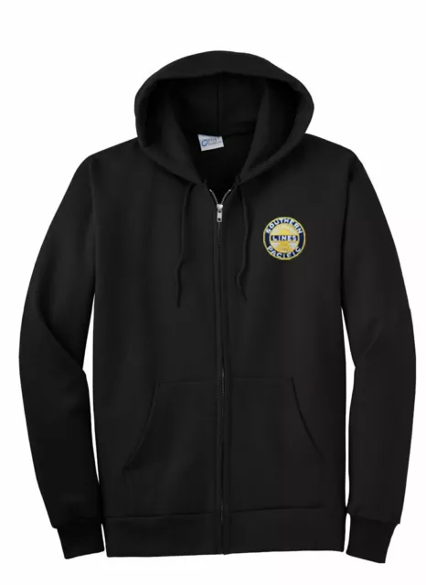 Southern Pacific Sunset Logo Zippered Hoodie Sweatshirt [02]