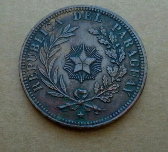 Paraguay coin 1870 - 4 centesimos (c)