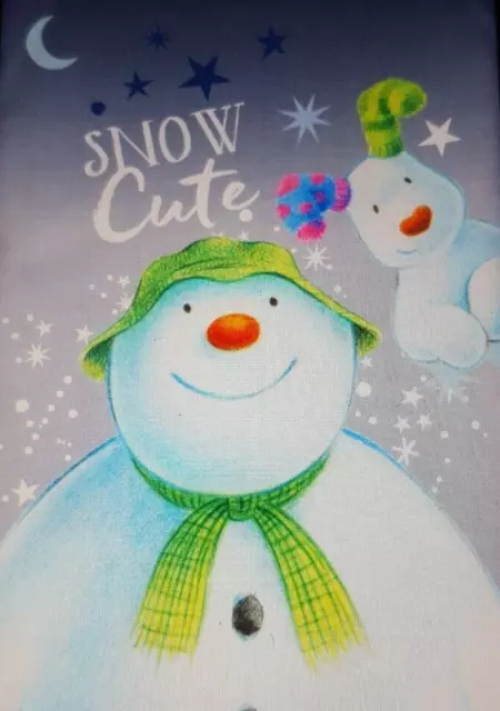 PIGIAMA NATALIZIO UFFICIALE THE SNOWMAN & SNOWDOG 10-12 Nuovo